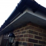 Fascia Soffit Black Round Gutter