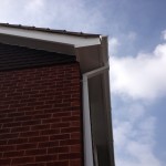 Fascia Soffit Bargeboard Box End White Square Gutter