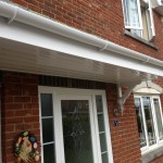 Fascia, T&G soffit & White Round Gutter