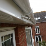 Fascia Vented Soffit White Round Gutter