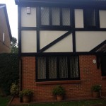 Black Fascia & Soffit Ogee Gutter