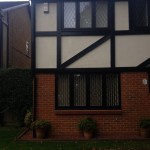 Black Fascia, Soffit, Ogee Gutter & Square Pipe