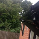 Black Ogee Gutter on Black Fascia