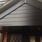 Black fascia on porch with black cladding1