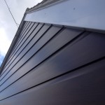 Cladding in Rosewood with White Bargeboard